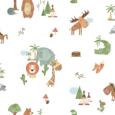 Papel De Parede Sambori Faune 130-2 - Rolo 10m X 0,53m