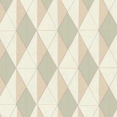 Papel De Parede Tissé Geométrico Verde 25402