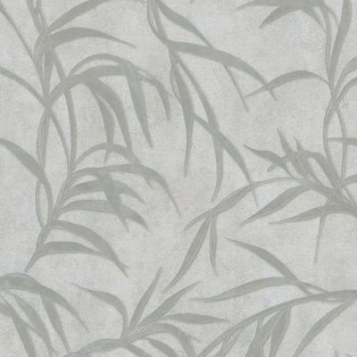 Papel De Parede Jackie Folhagem Cinza 34286