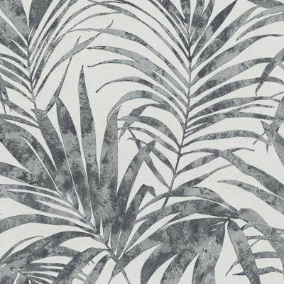 Papel De Parede Ivy Folhagem Grafite 6803-50