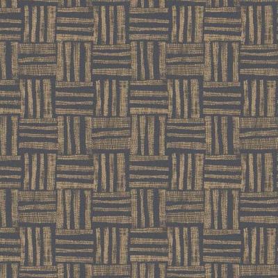 Papel De Parede Tissé Geométrico Azul 25424