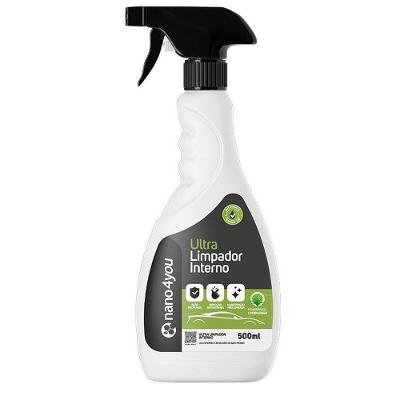 Ultra Limpador Interno Ph Neutro Para Automóveis 500mL Nanoauto