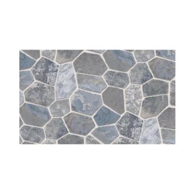 Papel De Parede Adesivo Pvc Pedras Cinzas Lavável 5m X 45cm