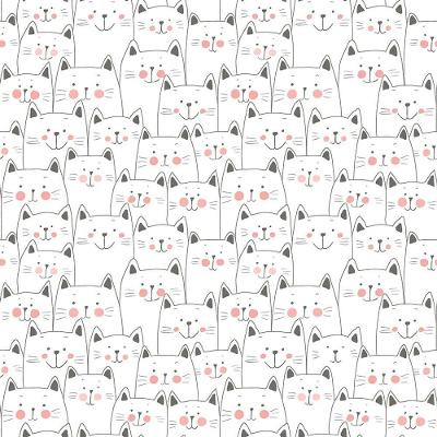 Papel De Parede Sambori Miaou 134-1 - Rolo 10m X 0,53m