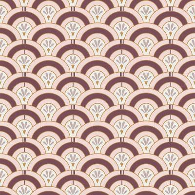 Papel De Parede Melody Art Deco Et Or 51197103 - Rolo 10m X 0,53m