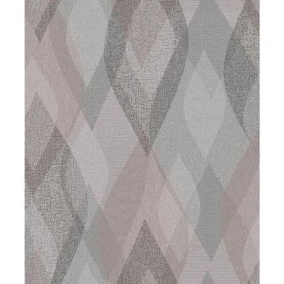 Papel De Parede Infinity Fluidez Marrom If3504 - Rolo 10m X 0,53m