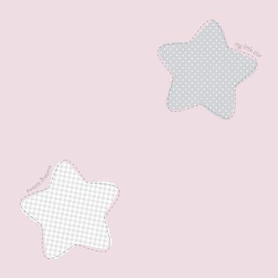 Papel De Parede Lullaby Estrela Polaris Rosa 2242 - Rolo 10m X 0,53m