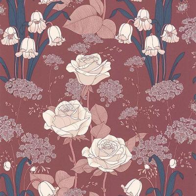Papel De Parede Melody Fleur Art Nouveau 51197010 - Rolo 10m X 0,53m