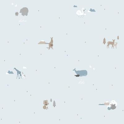 Papel De Parede Sambori Family 7004-1 - Rolo 10m X 0,53m