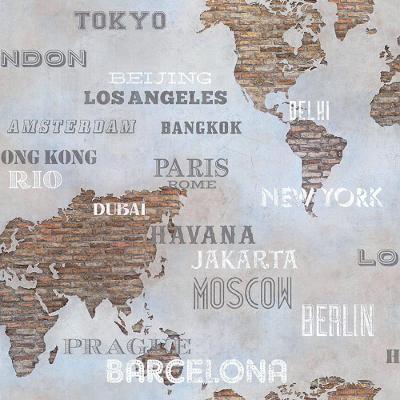 Papel De Parede Les Aventures 4 Muro Do Mundo 11202209 Tam 4m²