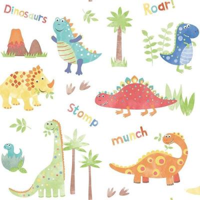 Papel De Parede Dinossauros - G78364 Colorido Tiny Tots 2 - G78364