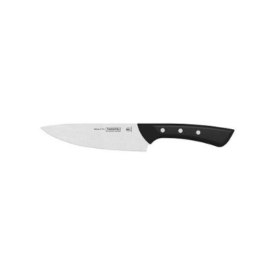 Faca Chef Tramontina Solutta Com Lâmina Em Aço Inox E Cabo Em Policarbonato Preto 6 Tramontina