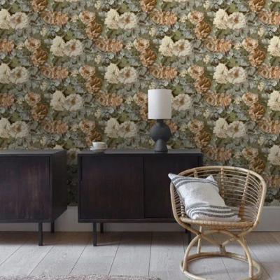 Papel De Parede Wanderlust Floral Amarelo Wl2101