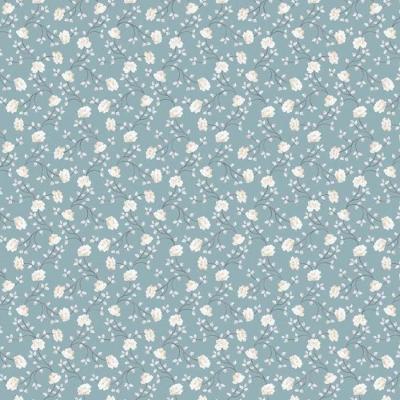 Papel De Parede Hana Floral Azul 1905-1