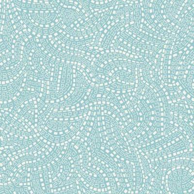 Papel De Parede Capri Geométrico Azul 190512701