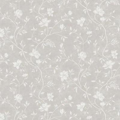 Papel De Parede Hana Floral Cinza 1907-2