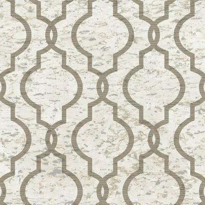 Papel De Parede Shimmer Geometria Em Mármore Uk20930 - Rolo 10m X 0,52m