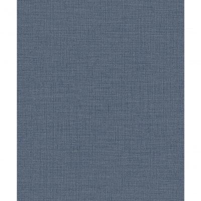 Papel De Parede Icon Aspecto Têxtil Azul Ic1015