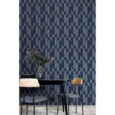 Papel De Parede Muse Geométrico Azul A55703