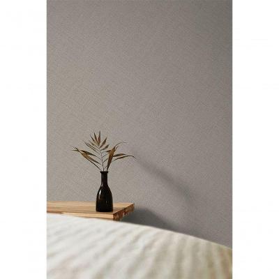 Papel De Parede Maison Aspecto Têxtil Bege Mn1004