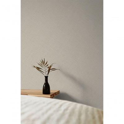Papel De Parede Maison Aspecto Têxtil Bege Mn1002
