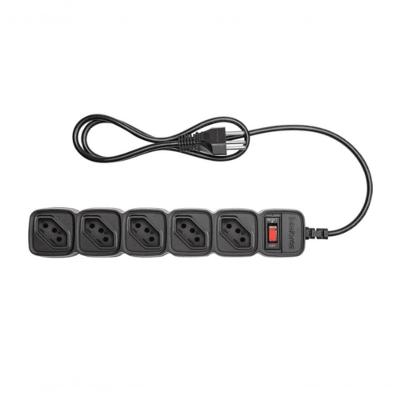 Protetor Eletronico Com 5 Tomadas Epe 205 + Preto 4824203