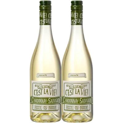 Kit 2 Garrafas Vinho Branco Albert Bichot C'est La Vie 750ml