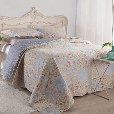 Kit Cobre Leito Colcha Queen Boutex Dupla Face Berlim 100% Poliéster