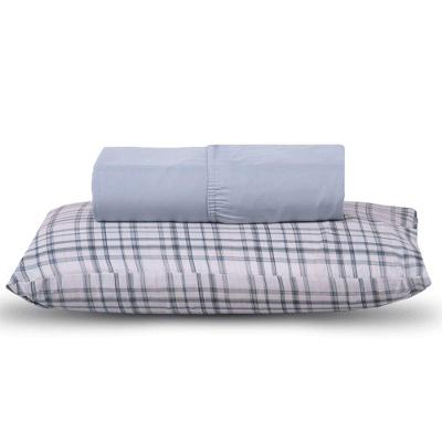 Jogo De Cama Lençol Solteiro Topchick 2 Peças Cinza 80% Algodão 20% Poliéster