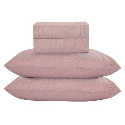 Jogo De Cama Lençol Casal Plysce Percal 300 Fios 4 Peças Rosê 100% Poliéster