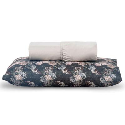 Jogo De Cama Lençol Solteiro Topchick 2 Peças Cáqui 80% Algodão 20% Poliéster