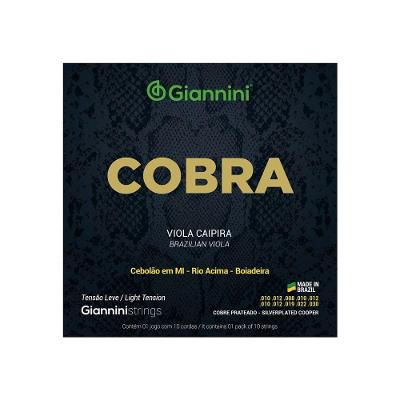 Encordoamento Para Viola Gesvl Serie Cobra Aco Leve Giannini