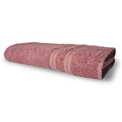 Kit 5 Toalhas De Banho 430g-m² Grande Grossa 80x150cm Itália Soft - Rosê