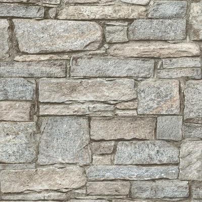 Papel De Parede Perspectives Chalet Stone Pp3902 - Rolo 10m X 0,53m