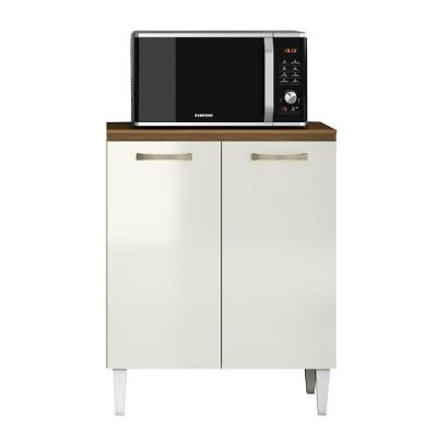 Balcão Para Cozinha 70cm 2 Portas Halena Atacama/off White