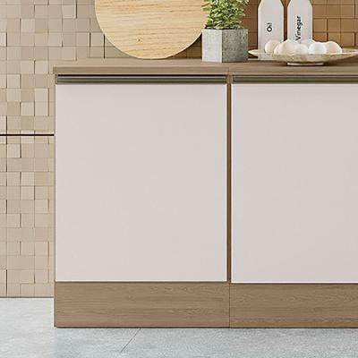 Balcao Com Tampo 1 Porta 58 Cm 12539 Etti Carvalho Oak Off White Pln