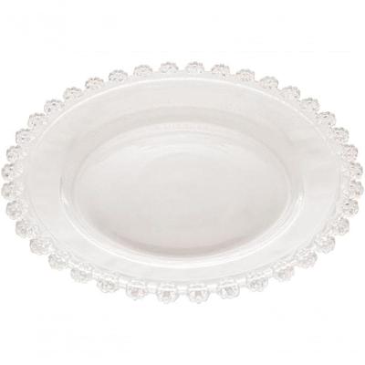 Cj 4 Pratos Sobremesa Cristal Daisy 20cm