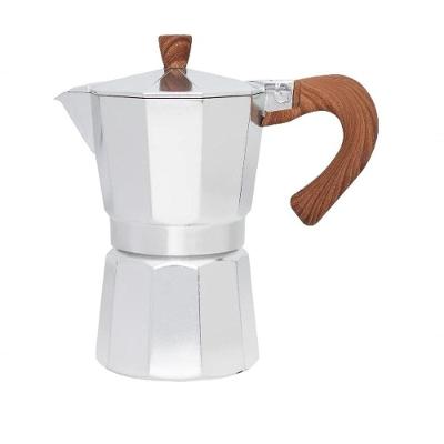 Cafeteira Italiana C- Alça Bambu 6 Xíc - Mimo Style