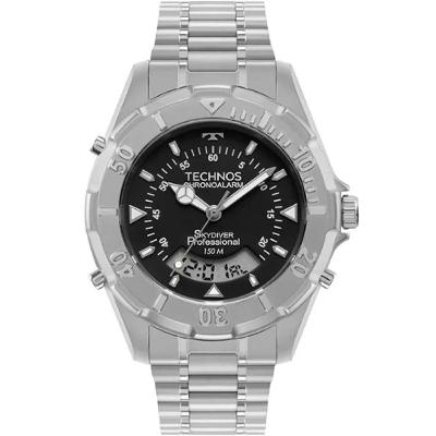 Relógio Technos Skydiver Wt2050ae/1p Prata Masculino