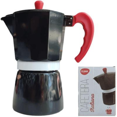 Cafeteira Italiana Preta 300 Ml Clink