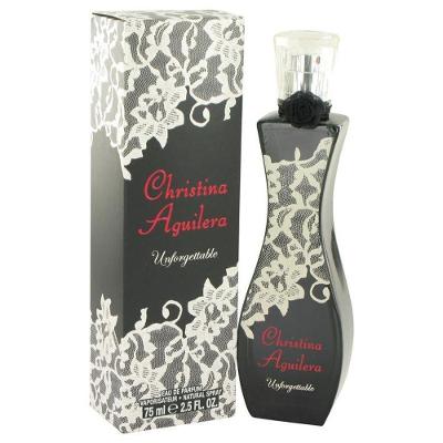 Perfume Feminino Unforgettable Christina Aguilera 75 Ml Eau De Parfum