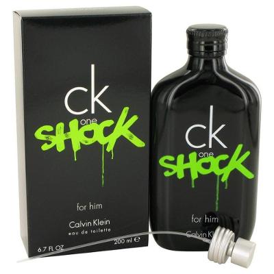 Perfume Masculino Ck One Shock Calvin Klein 200 Ml Eau De Toilette