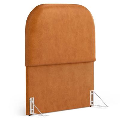 Cabeceira Cama Box 100cm Orgânica Lanna W01 Couríssimo Canela - Lyam Decor