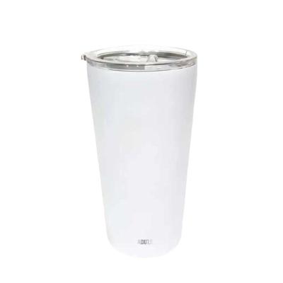 Copo Térmico Aduze Slim Com Tampa Branco 500ml Branco