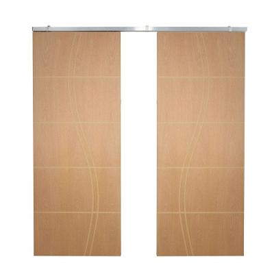 Porta Dupla De Correr P- Verniz Frisada Fs Duplo - 210x140