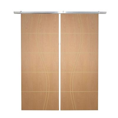 Porta Dupla De Correr P- Verniz Frisada Fs Duplo - 210x160