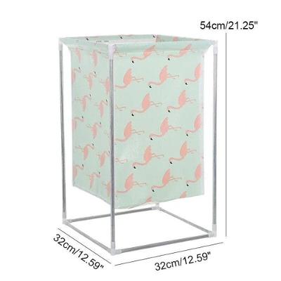 Cesto De Roupa Suja Inox Desmontável E Portátil – Organizador Para Lavanderia, Quarto E Brinquedos!
