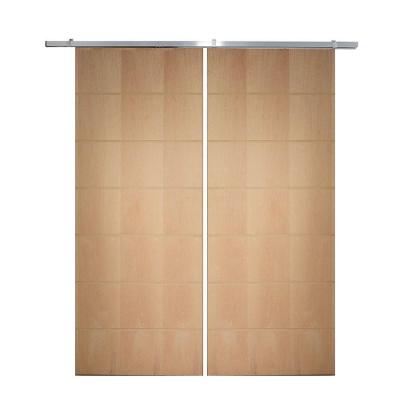 Porta Dupla De Correr P- Verniz Frisada F09 - 210x120