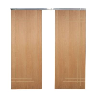 Porta Dupla De Correr P- Verniz Frisada F05 - 210x140