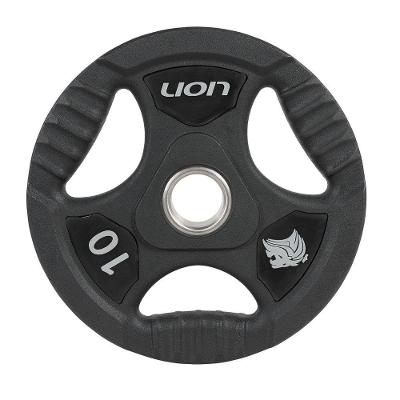 Anilha 10 Kg Musculação Em Aço E Borracha Vulcanizada Lion